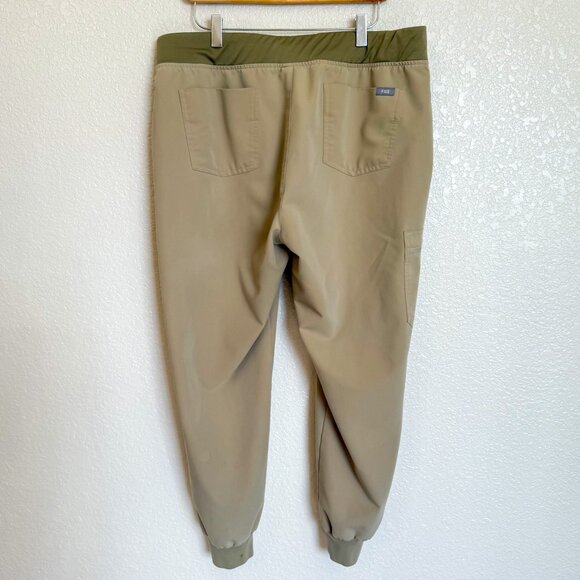 Figs  Zamora Technical Collection Jogger Scrub Pants Women's XL Tan MedicalCore - Picture 2 of 9